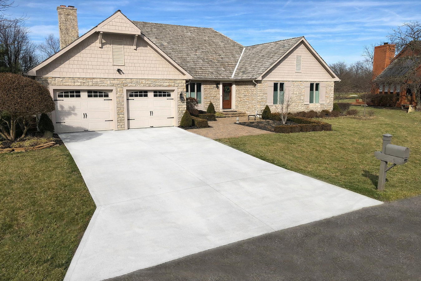 Concrete driveway building in Napa, CA