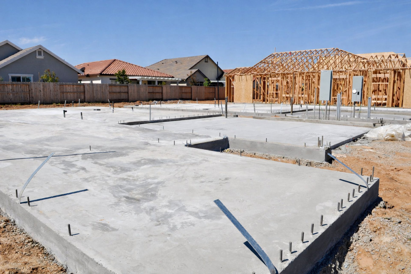 Foundation installation in Napa, CA