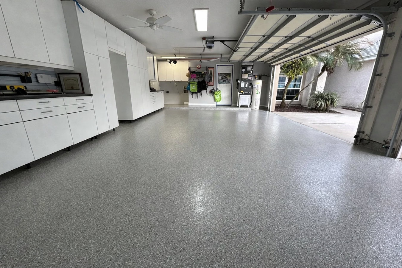 Garage floor concrete in Napa, CA